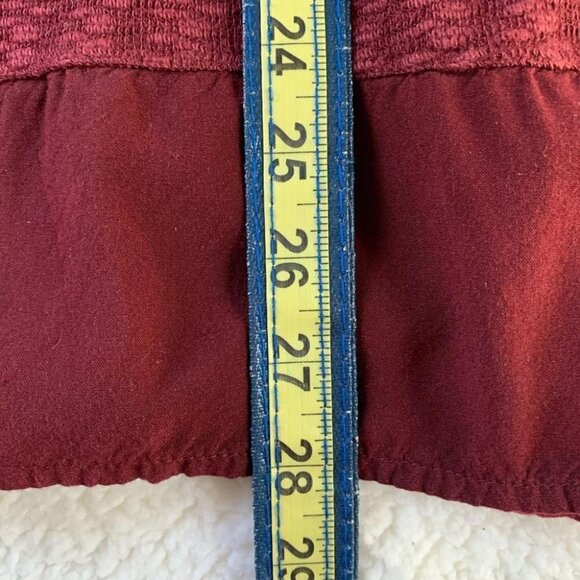 Anthropologie V-Neck Long Sleeves Top Red Small - Picture 7 of 7